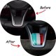 thumbnail image 2 of 100% Real Carbon Fiber Steering Wheel Emblem Decor Sticker Decal Badge Decoration for Alfa Romeo Giulia Stelvio 2020-2021, 2 of 5
