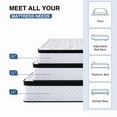 thumbnail image 6 of Fuxilai Full Size Mattress, 12 Inch Hybrid Memory Foam Full Mattress in a Box, Individual Pocket Spring for Isolated Motion, Medium Firm, CertiPUR-US, 6 of 8