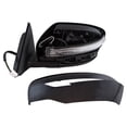 thumbnail image 5 of TRQ Mirror Power Signal Smooth Black Driver Side LH for Nissan Rogue US Built MRA06920, 5 of 5