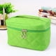thumbnail image 4 of Bolso de moda de gran capacidad multicolor del bolso cosmético del color sólido de la tela escocesa cuadrada de la PU, 4 of 5