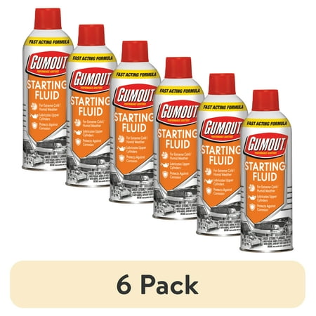 (6 pack) Gumout Starting Fluid 11oz 5072866