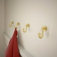 thumbnail image 6 of Franklin Brass B47246k-C Bar 1-9/16" Wide Coat And Hat Hook - Gold, 6 of 7
