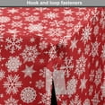 thumbnail image 4 of Holiday Dog Crate Cover, Various Different Snowflakes with Rich Details Christmas Season in Wintertime, Easy to Use Pet Kennel Cover for Medium Large Dogs, 35" x 23" x 27", White Red, by Ambesonne, 4 of 6