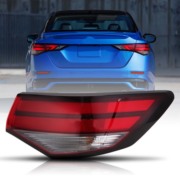 MZORANGE Right Rear Tail Lights For Nissan Sentra 2020-2023 Brake Outer Rear Stop Taillamps