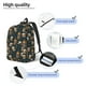 thumbnail image 3 of Disketp Cigar Mochila de Lona Estampada, Mochila Escolar de Viaje Ligera para Estudiantes y Portátil-Small, 3 of 5