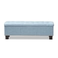 thumbnail image 4 of Hawthorne Collection Banc de Rangement Bleu Pâle, 4 of 8