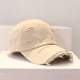 thumbnail image 5 of Gorra de béisbol con borde rasgado y agujero rasgado, gorra de sol antigua para hombre, gorra de pato informal, marca de moda de hip hop para mujer, 5 of 6