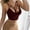 Wine, variant on TAGOLD Womens lingerie,Plus Size Bra for Womens,Women's Lace Sexy Perspective Sling Back Hollow Out Bra Underwear Vest