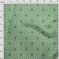 thumbnail image 4 of oneOone Cotton Poplin Twill Green Fabric Geometric Sewing Craft Projects Fabric Prints By Yard 56 Inch Wide, 4 of 4