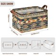 thumbnail image 2 of Ryvnso Boho Tribal Ethnic Storage Bins Large Basket Foldable Cube Toys Organizer with Handles 1 PC, 2 of 7