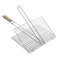 thumbnail image 2 of Fish Grill Basket, Rustproof Easy To Operate BBQ Grill Basket  For BBQ, 2 of 8