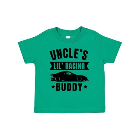 

Inktastic Uncles Lil Racing Buddy Gift Toddler Boy or Toddler Girl T-Shirt