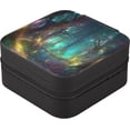 thumbnail image 2 of GZHJMY Jewelry Box Fairy Forest Personalized Jewelry Box - Travel Portable Jewelry Case for Ring, Pendant, Earring, Necklace, Bracelet for Necklace Bracelet Earrings Rings, 2 of 7