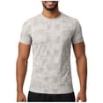 thumbnail image 2 of Kalauyu Men's Short Sleeve UPF 50+ T-Shirt Quick Dry Workout Athletic Running Swim Tops Tee Rash Guard Performance Shirts, 2 of 9