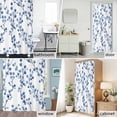 thumbnail image 6 of Blue Flower Branch Fabric Shower Curtain Watercolor Style Washable Shower Curtains for Bathroom, Waterproof Bath Curtain with Hooks Home Decor 72x72in, 6 of 8