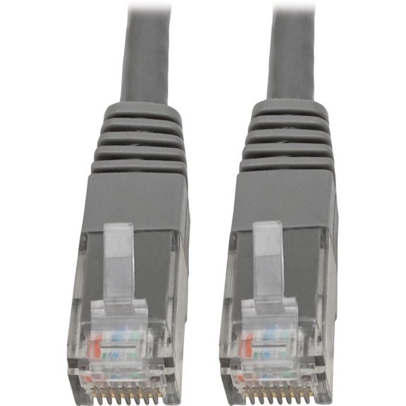 Tripp Lite Premium N200-015-GY 15ft Cat6 RJ-45 Patch Network Cable Gray