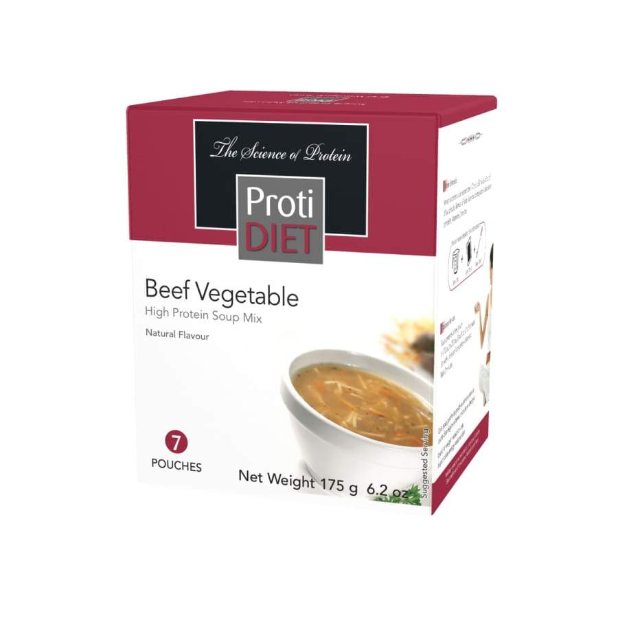 Proti Diet 15g Protein Soup Beef Vegetable Size 1Pack