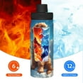 thumbnail image 5 of Goofa Cartoon Cloud Puppy Print 18oz Sports Insulated Kettle With Straw Water Bottle Sports Water Bottle For Running Hiking Cycling Climbing Mans Womans, 5 of 7