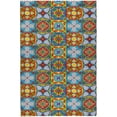 thumbnail image 2 of Addison Rugs Dream Shag Premium Machine Washable Transitional Spanish Tiles Kaleidoscope Rectangle Rug, 9' x 12', 2 of 8