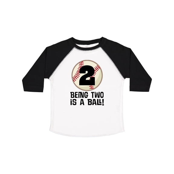 Inktastic 2nd Birthday Baseball 2 Year Old Boy Boys or Girls Toddler T-Shirt
