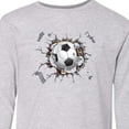 thumbnail image 4 of Inktastic Soccer Breakthrough Long Sleeve Youth T-Shirt, 4 of 5