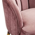 thumbnail image 6 of Upholstered Barrel Accent Chair With Wooden Legs, 6 of 6