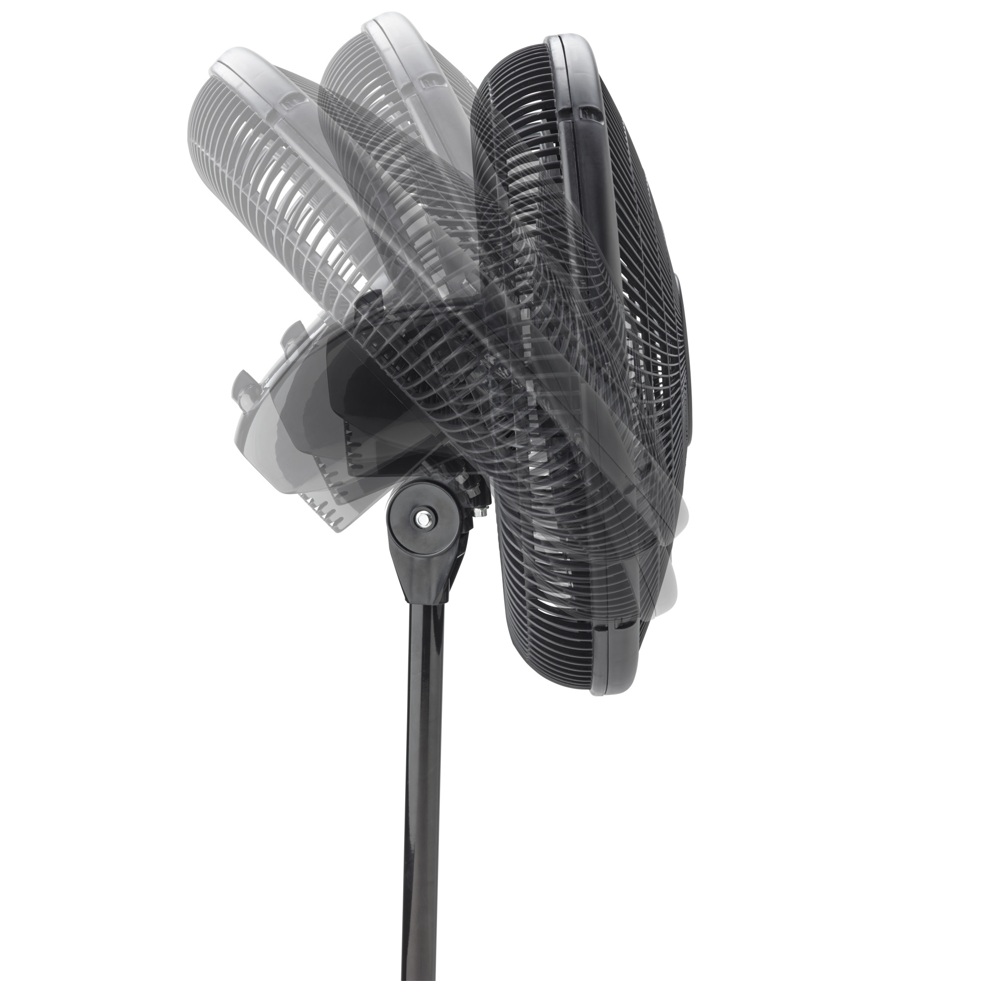 Lasko 16" Oscillating Adjustable Pedestal Fan with 3-Speeds, 47" H, Black, S16500, New - image 10 of 12