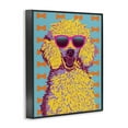 thumbnail image 3 of Stupell Industries Retro Pop Poodle Animals Painting Black Framed Art Print Wall Art, 16 x 20, 3 of 8