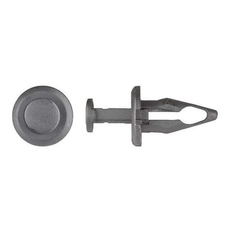 Push-In Rivet Dome Head 9.5 mm Dia. 23 mm L Nylon Body 25 PK 9370PK