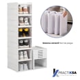 thumbnail image 2 of Zapatera Plegable Practiksa Moderna Zapatero Organizador, 2 of 6