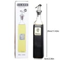 thumbnail image 2 of Ggdda Oil Dispenser for Kitchen Cooking Seasoning Oil Glass Storage Bottles for Oil And Vinegar Kitchen Gadgets Kitchen Essentials Glass (Clearance), 2 of 3