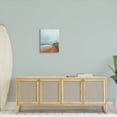 thumbnail image 2 of Distant Lighthouse Beach Shore Coastal Painting Gallery Wrapped Canvas Print Wall Art, 2 of 7