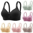 Bras for Women Wirefree Women Fashion Casual Breathable Tube Top Bra