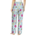 thumbnail image 3 of Goofa Happy Easter Printed Soft Pajama Pants for Women, Wide Leg Comfy Casual Lounge Yoga Pants-Medium, 3 of 9