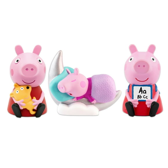 Tonies Peppa Pig Audio Character 3 Pack - ENGLISH - Contains On the road with Peppa, Peppa's Bedtime Stories, Learn with Peppa