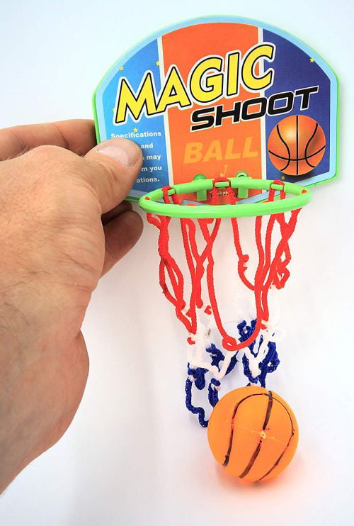 Kids Mini Adjustable Basketball Indoor Outdoor Play Net Hoop Standing Toy Set 