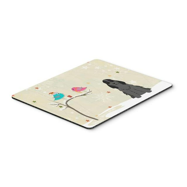 Christmas Presents Between Friends Cocker Spaniel Black Mouse Pad, Hot Pad or Trivet