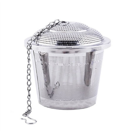 

ABIDE Yihaifu Stainless Steel Mesh Seasoning Ball Mesh Tea Strainer Seasoning Tea Strainer with Lid and Extended Chain