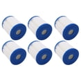 thumbnail image 1 of Filter , Easy To Clean 6PCS Fine Filtering High Efficiency Polyester Filter Elements With Strong Adsorption For Swimming  Pools, 1 of 8
