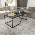 thumbnail image 2 of Wendy Metal Leg Coffee Table - Bendire Black, 2 of 5