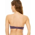 thumbnail image 5 of Deyllo Women's Strapless Push Up Full Cup Plus Size Underwire Padded Bra, Purple 34DDD, 5 of 8