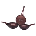 thumbnail image 4 of Set de 2 Woks y Comal Alfa Aluminio Tinto, 4 of 5