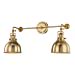 thumbnail image 3 of Skillet 2-Light Sconce in Burnished Brass, 3 of 10