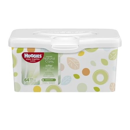 Huggies Natural Care Baby Wipes, Unscented Tub (64 ct)