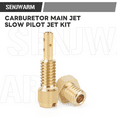 thumbnail image 5 of Carburetor Main Jet Slow Pilot Jet Kit for TTR 230,Include MAIN JET#130 & PILOT JET#38, 5 of 6