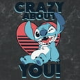 thumbnail image 2 of Men's Lilo & Stitch Crazy About You  Graphic T-Shirt, 2 of 4