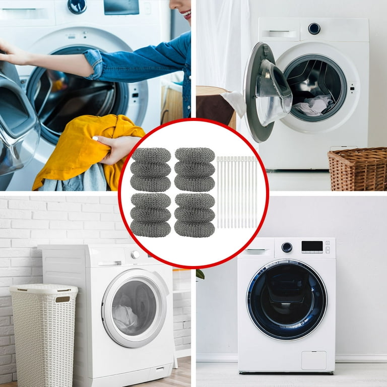 50 PK Washing Machine Lint Trap Mesh Ties Washer Filter Drain Hose