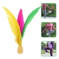 thumbnail image 3 of SHISUYAN 6pcs Long Hair Shuttlecock With High Elastic Rubber Head For Outdoor Fun Replacement Birdies Shuttlecocks For Children Adults, 3 of 9
