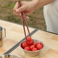 thumbnail image 5 of Yucurem 1 Pair Folding Chopsticks with Storage Bag Reusable Wooden Chopsticks Camping Kitchen Utensils (B), 5 of 8