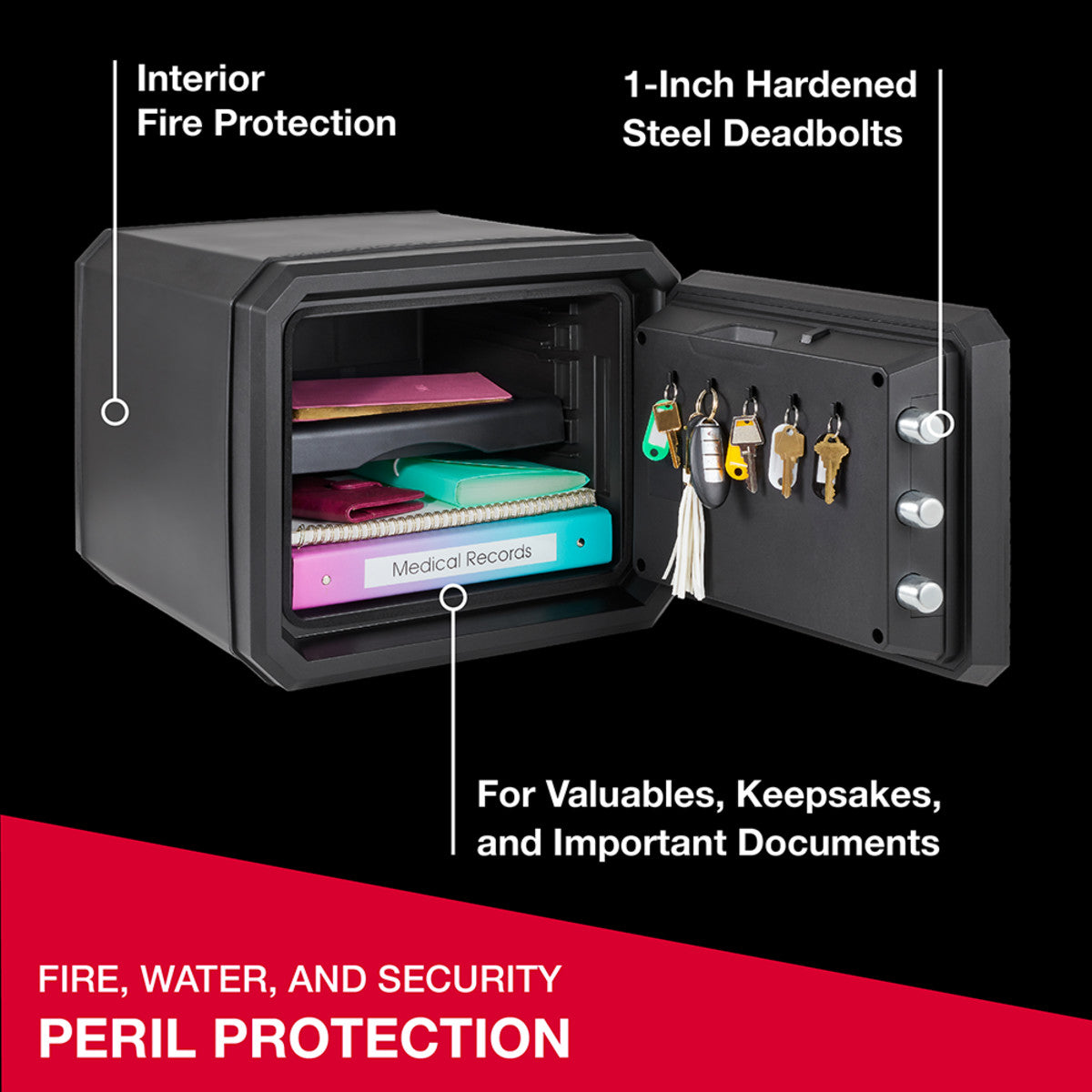 SentrySafe Fireproof Waterproof Security Safe 0.82 Cu-Ft. photo 5